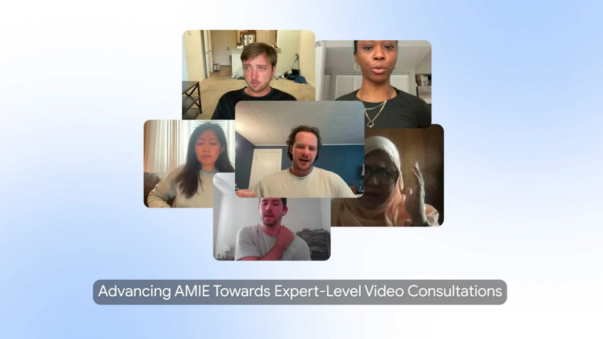 Google Research and DeepMind Advance AMIE Toward Real-Time Audio-Visual Clinical Consultations Through Multi-Agent AI Architecture