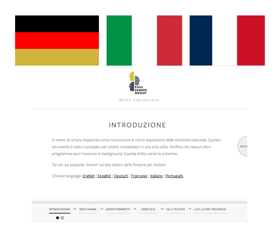Paul Ekman Group Expands Micro Expression Training Tools to Italian, French, and German Audiences