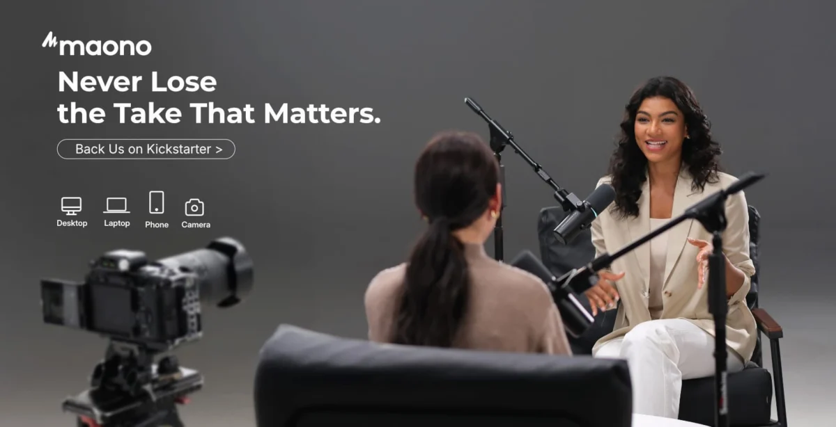 Maono Unveils PD500W Hybrid Microphone with Integrated Backup Recording and Multi-Platform Connectivity