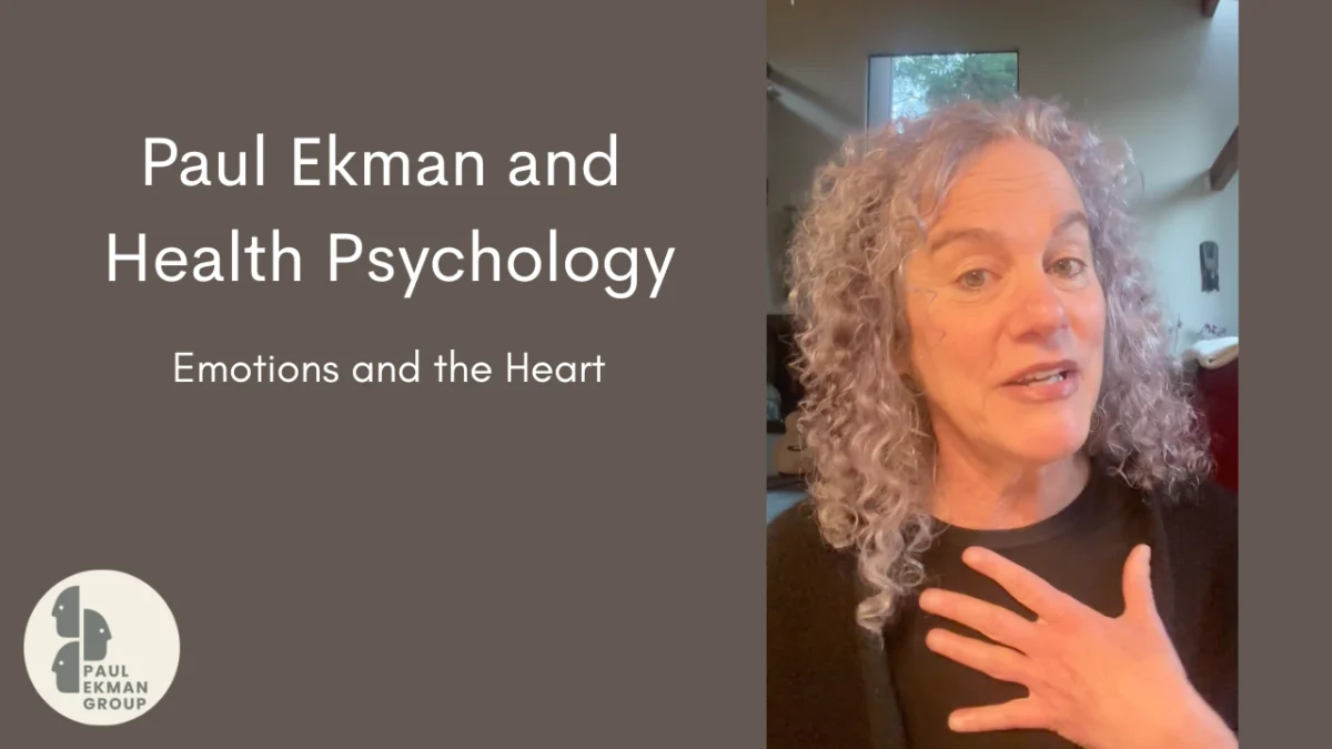 A Lesser-Known Legacy: Paul Ekman’s Contributions to Health Psychology